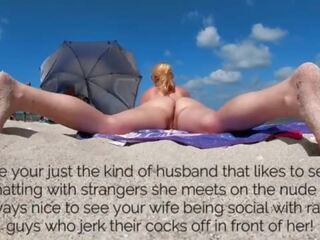 Razstavljavec žena mrs poljub goli plaža popotnik član tease&excl; shes ena od moj najljubši razstavljavec wives&excl;