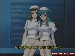 Hentai enfermeras cuarteto follada un traviesa médico persona