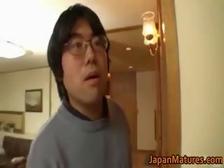 Aistringas japoniškas middle-aged kūdikiai čiulpimas part4
