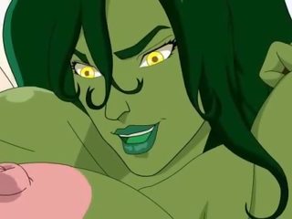 Splendide quatre xxx vidéo shehulk coulage