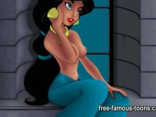 Aladdin e jasmim sexo vídeo paródia
